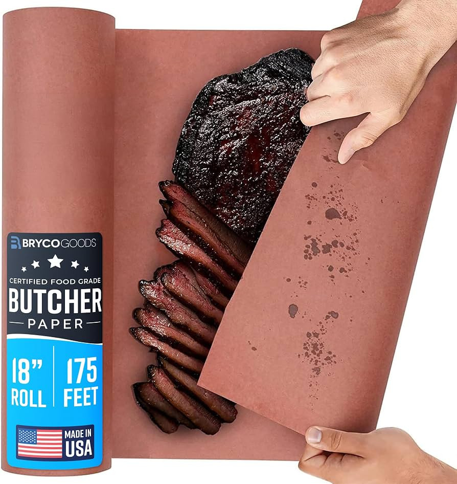 Bryco Goods Pink Butcher Paper Roll 18"x175' (2100 Inch) - USA Made - Food-Grade Peach Butcher Pa... | Amazon (US)