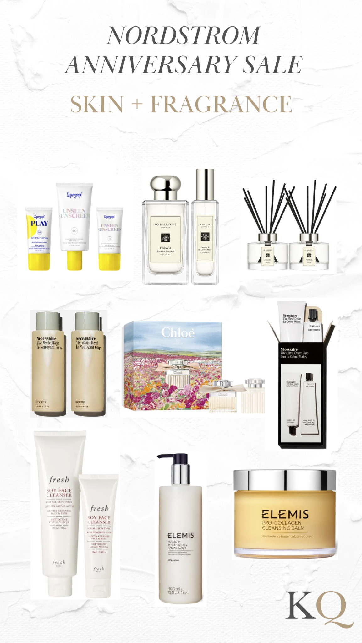 Nordstrom anniversary ale picks: skincare, fragrance, home scents, body care, Necessaire, jo Malone, elemis, Supergoop, suncare, Chloe, perfume, cologne

#LTKxNSale #LTKbeauty #LTKSeasonal