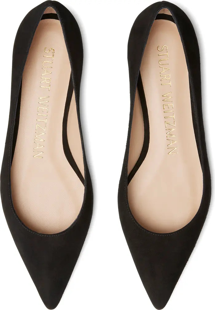 Stuart Weitzman Emilia Pointed Toe Flat (Women) | Nordstrom | Nordstrom