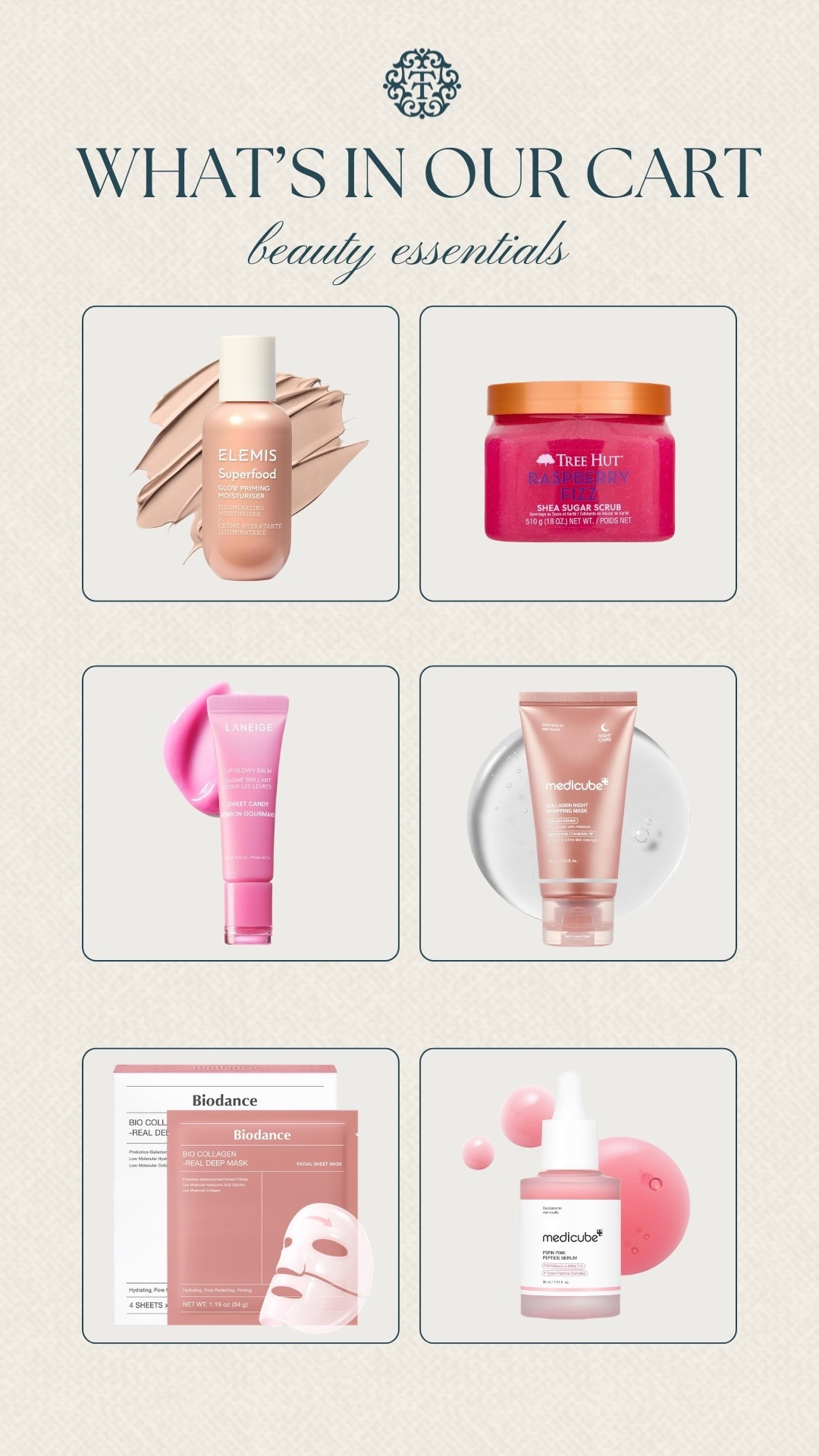 Out cart is full of beauty finds we would use again and again. From lip balm and sheet masks to glow primer and body scrub, these are the little extras that make getting ready feel better. Perfect for restocking your skincare, body care, and makeup bag.

#LTKBeauty #LTKselfcare #LTKOver40