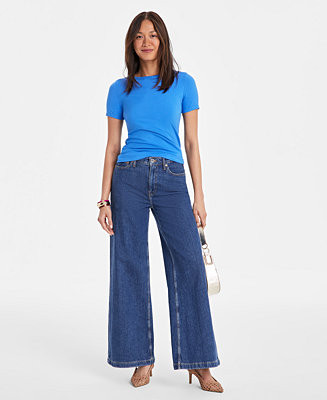 Women’s Ribbed T-Shirt, XXS-4X, Created for Macy’s | Macy's