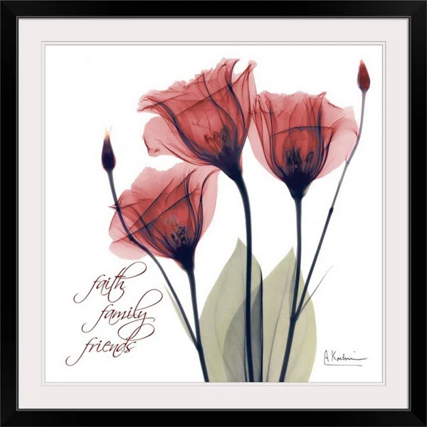 'Gentian Faith, Family, Friends X-Ray by Albert Koetsier Photographic Print | Wayfair North America