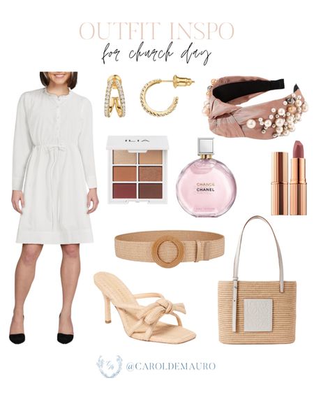 Grab this modest but stylish church day outfit idea; a white midi dress, cute heels, a raffia belt, cute accessories, and more!
#sundaysbest #beautyfaves #petitestyle #capsulewardrobe

#LTKshoecrush #LTKstyletip #LTKbeauty