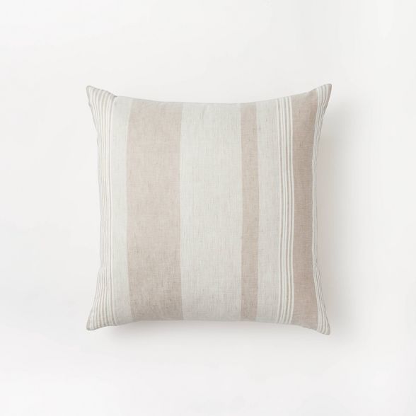 Woven Asymmetric Striped Throw Pillow - Threshold™ designed with Studio McGee | Target