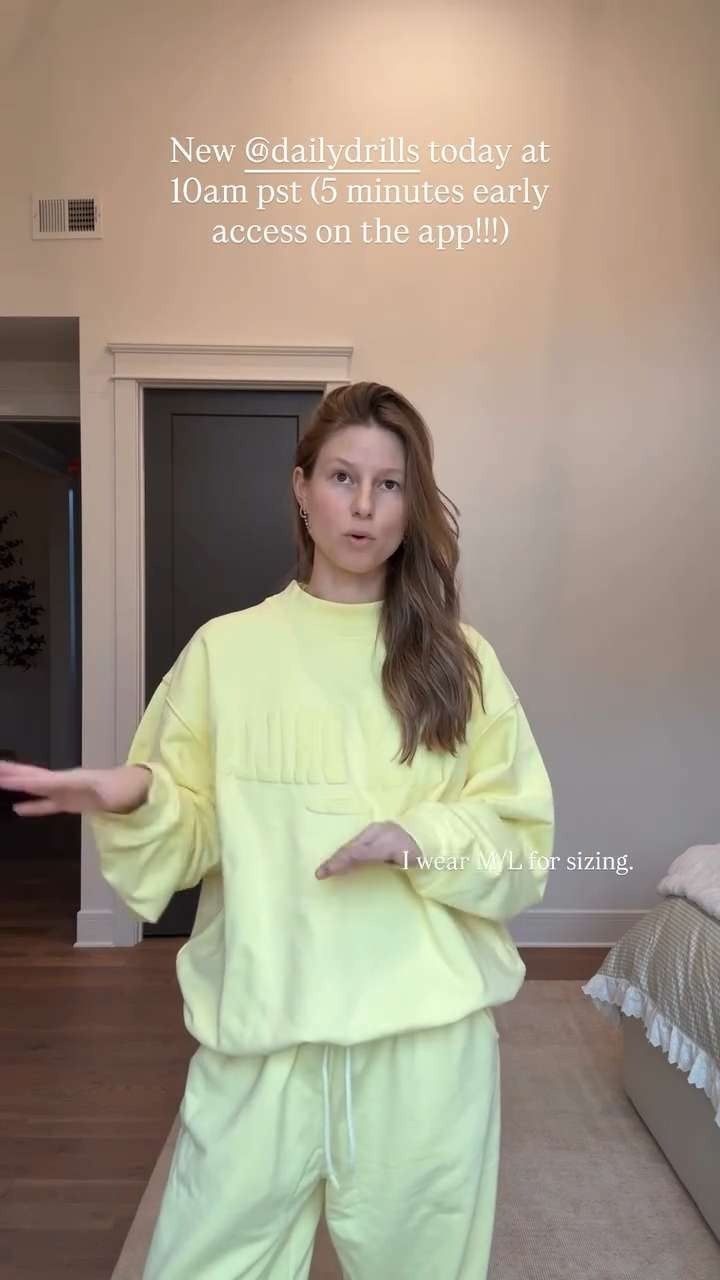 New Daily Drills today!!!💛 Wearing a size M/L for reference. The best sets! 

 #LTKootd