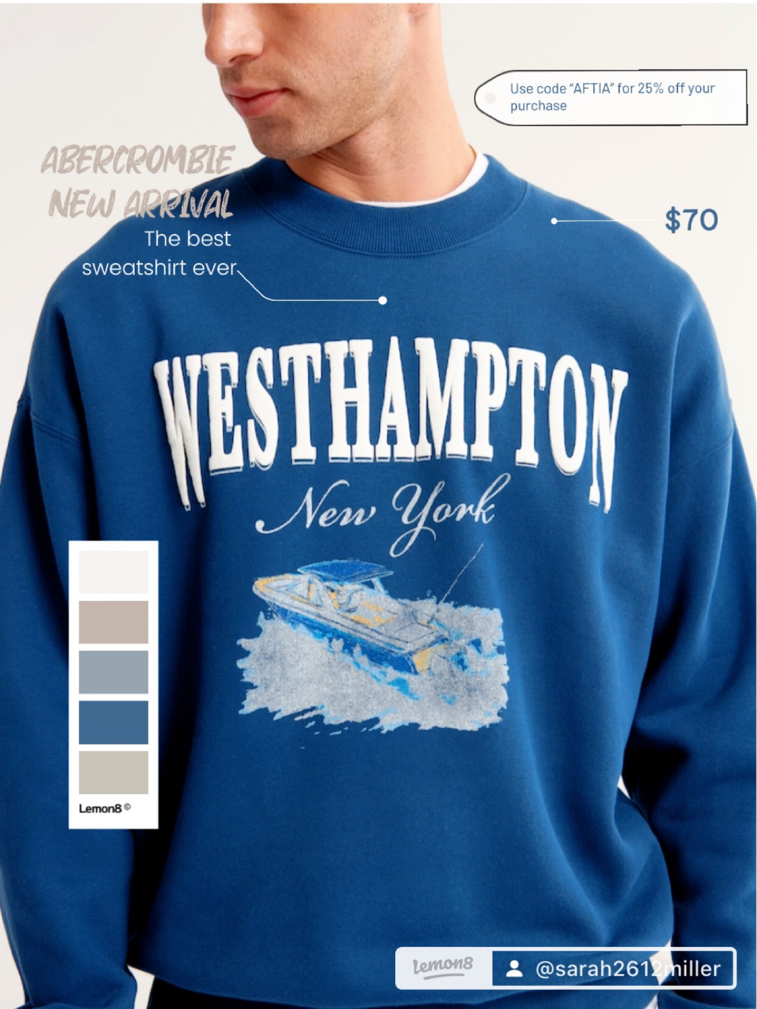 NEW Abercrombie sweatshirt alert! 
These are the best sweatshirts ever. I got a size XL for an oversized fit. 
Use code “AFTIA” for 25% off your entire purchase! (APRIL 2023) 

#LTKsalealert #LTKunder100 #LTKstyletip