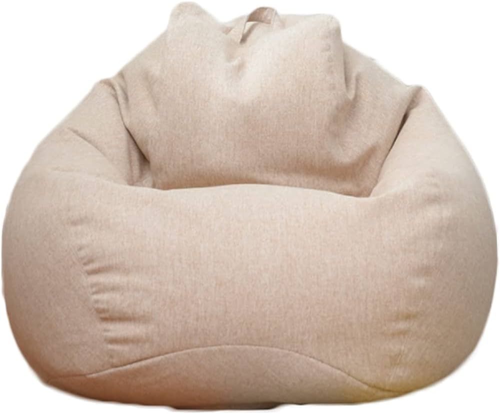 Bean Bag Chair Cover (No Filler) for Kids and Adults, Stuffed Animal Storage Bean Bag Chair, Wash... | Amazon (US)