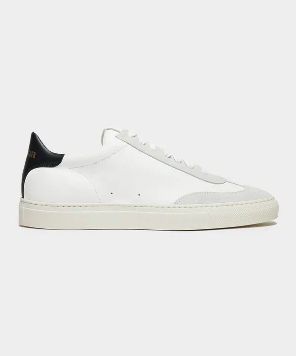 Tuscan Low Profile Sneaker in White | Todd Snyder