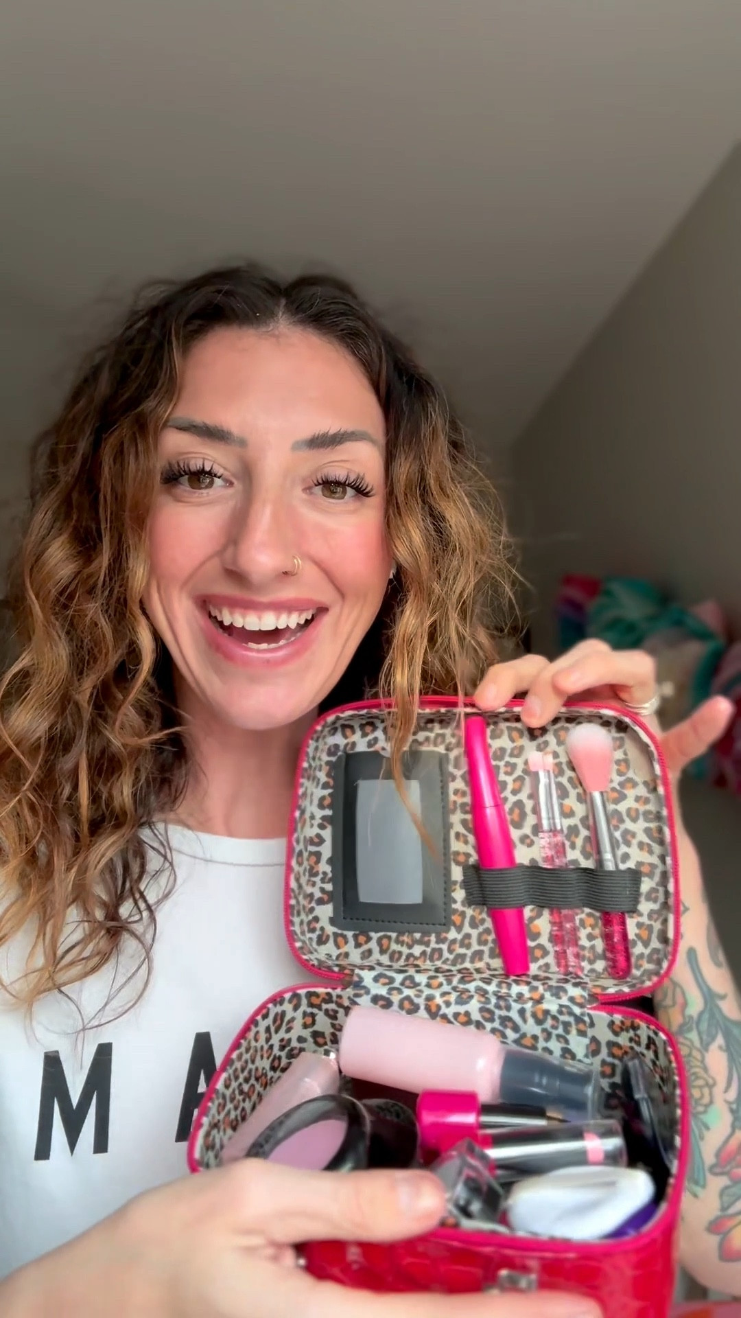 The most adorable fake makeup set I’ve ever seen! Everything is so well done & my niece has been obsessed with it since she laid eyes on that pretty red case. Don’t worry - baby girl has her own now too so we can get ready together! 🥰 

#LTKKids #LTKmomlife #LTKBeauty