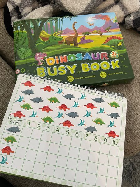 Dinosaur busy book perfect for ages 3 and up! 

#LTKkids #LTKGiftGuide