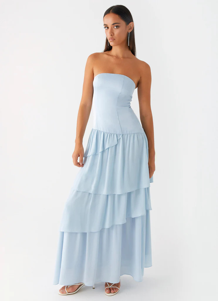 Our Story Maxi Dress - Pastel Blue | Peppermayo (Global)
