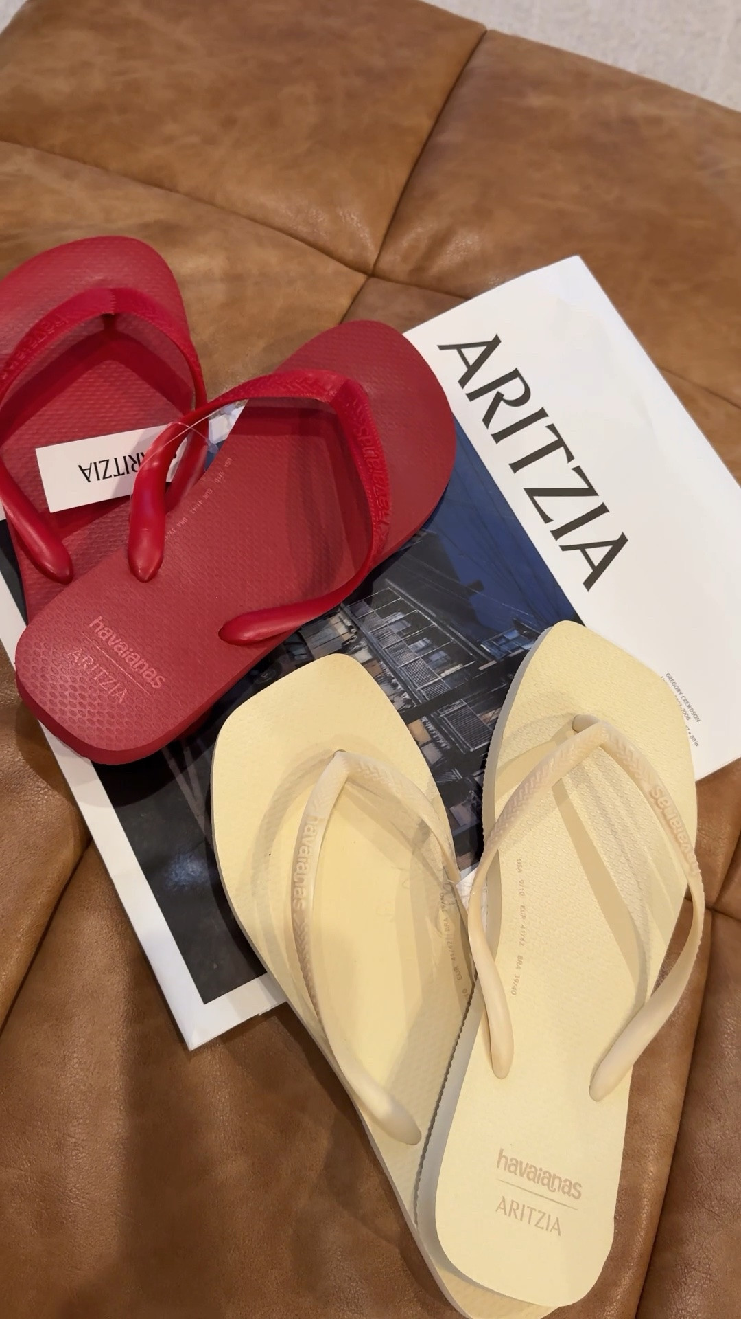 Aritzia x havainanas- the summer it flip flop! Love the square toe and thin strap and the red is so fun for summer pop of color

#LTKPetite #LTKSeasonal #LTKSwim
