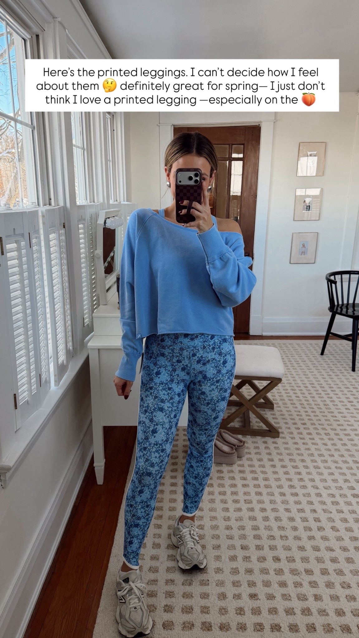 Floral printed leggings size S wish I did a M
Size S top 

#LTKSeasonal #LTKActive #LTKfitnessgoals