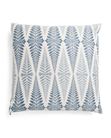 22x22 Fern Jacquard Pillow | TJ Maxx