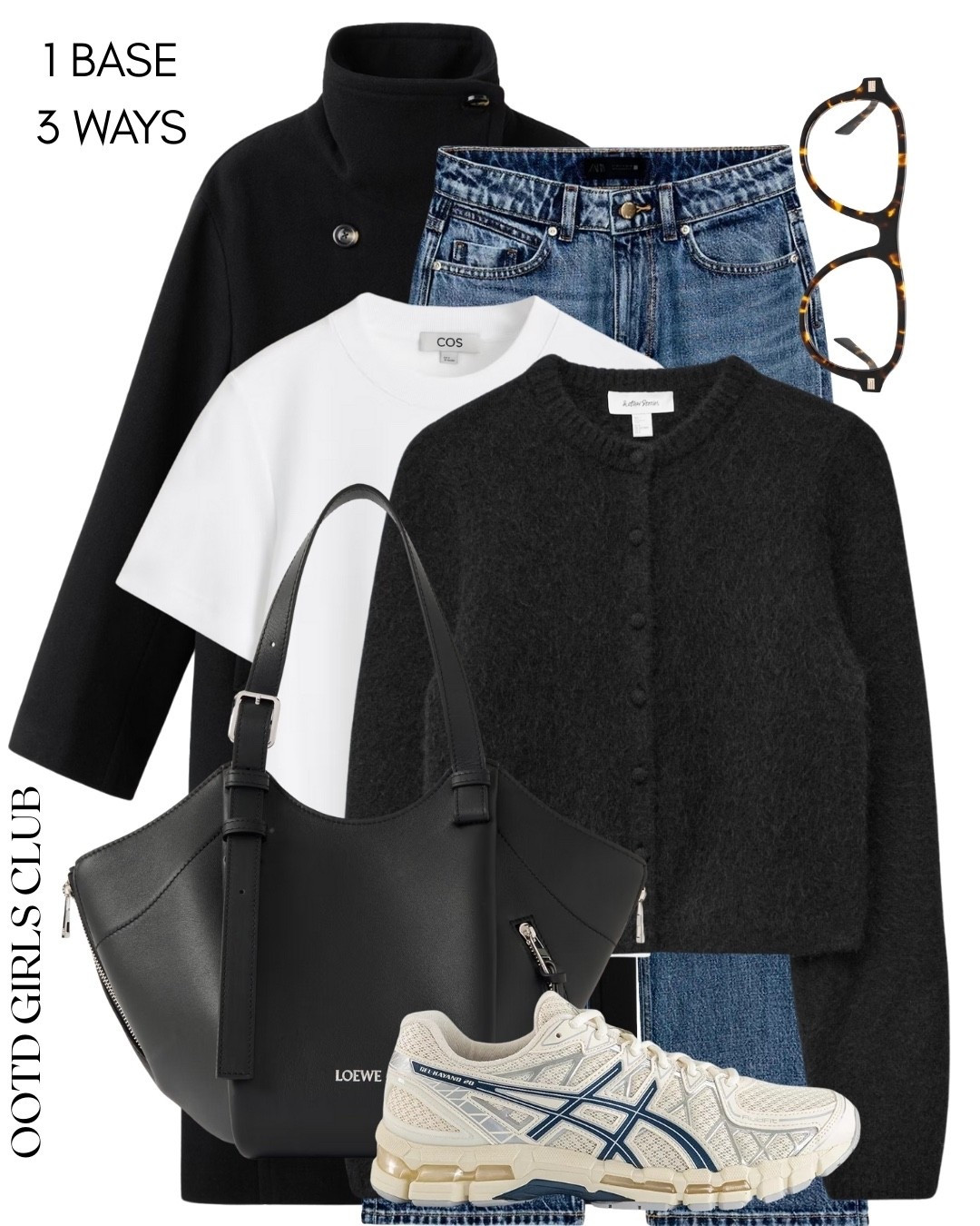 1 base, 3 ways to wear it - styling your classic white tee and jeans 

#LTKshoes #LTKstyletip #LTKwinter