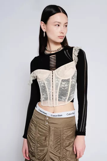 Out From Under Modern Love Butterfly Corset | Urban Outfitters (US and RoW)
