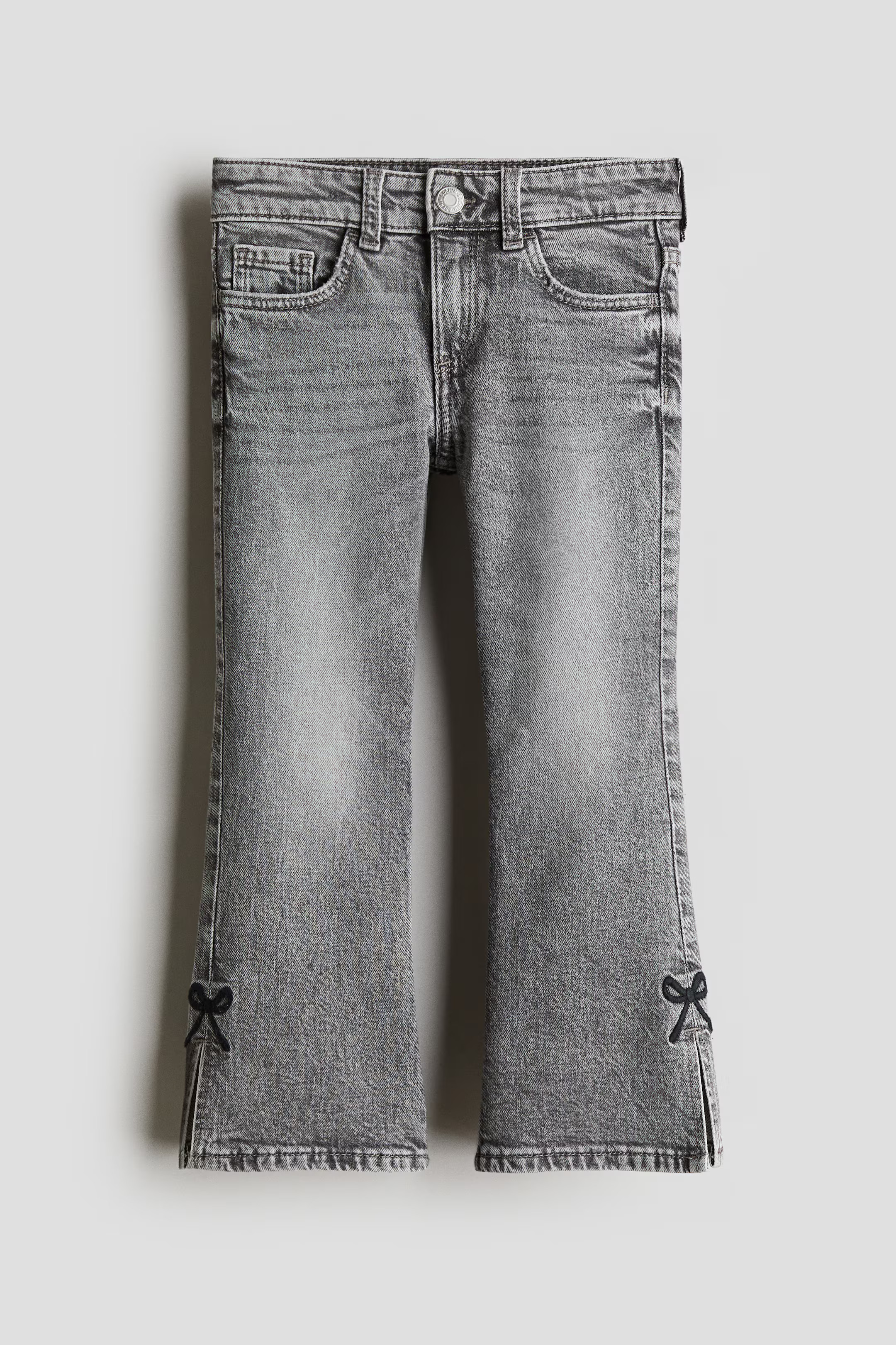 Embroidered-Detail Flared Jeans | H&M (US + CA)