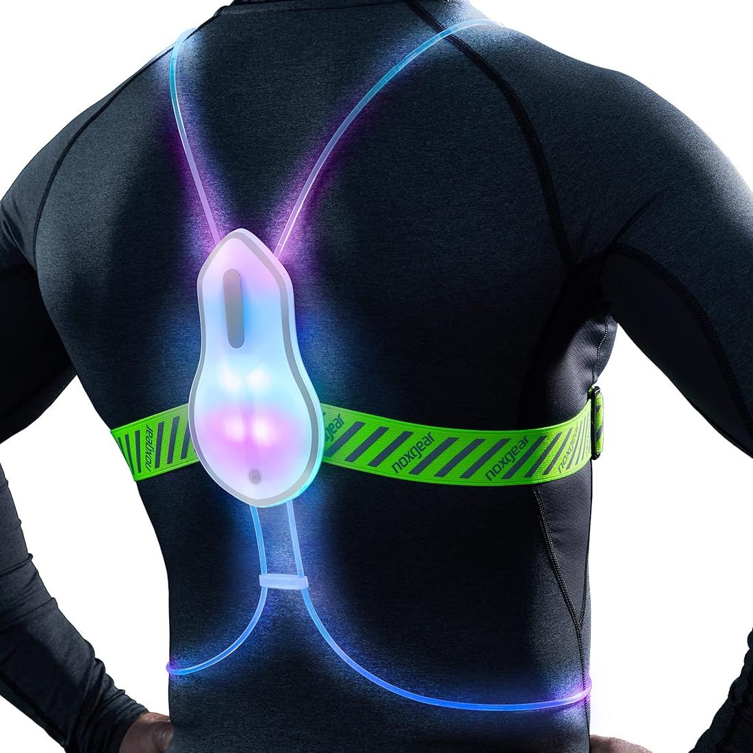 Tracer2 - Multicolor Illuminated, Reflective Vest for Running or Cycling (Rechargeable, Waterproo... | Amazon (US)