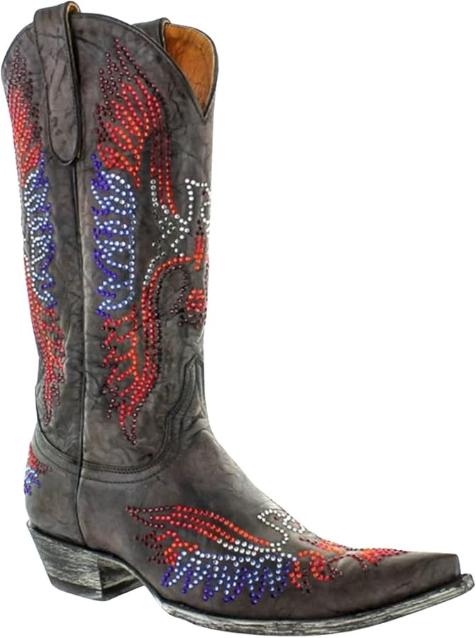 Old Gringo Women's Eagle Crystals Western Boot Snip Toe - L443-17T4l | Amazon (US)