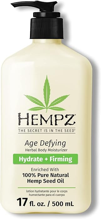 Hempz Age-Defy Body and Hand Lotion for Dry Skin, for Cracked & Crepey Skin, Quick Absorption Moi... | Amazon (US)
