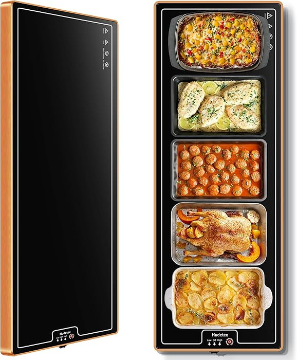 Warming Mat for Food (Extra Long 40"x12"), Electric Warming Trays for Buffets Party & Daily Use w... | Amazon (US)