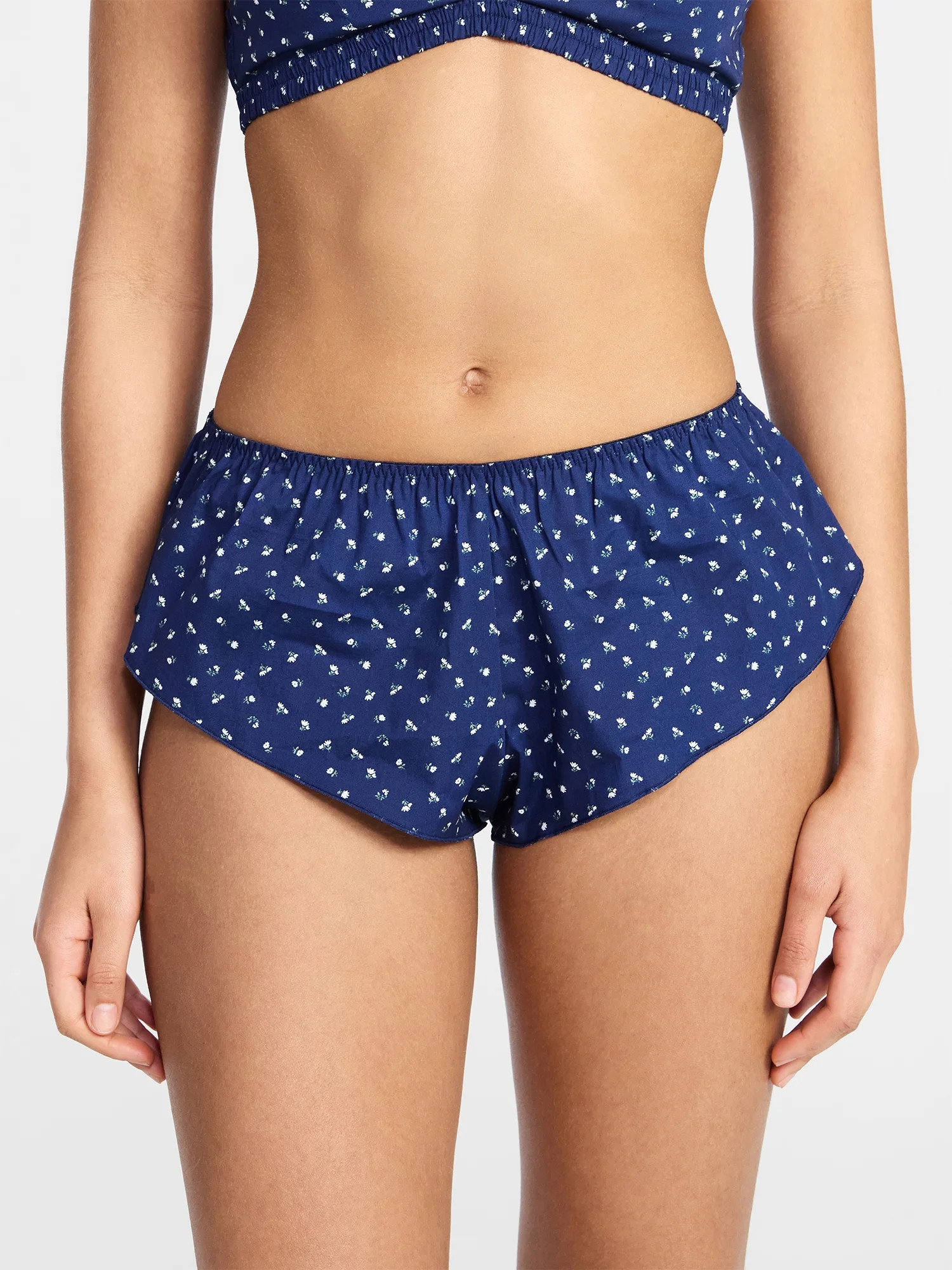 No Boundaries Woven Cotton Flutter Short Panties, Women's XS-XXXL | Walmart (US)