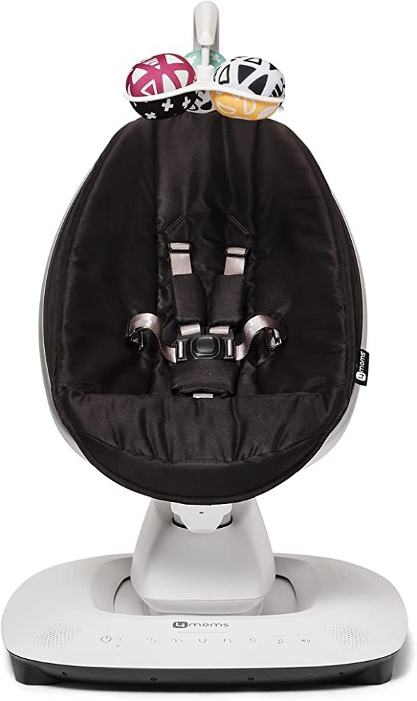 4moms MamaRoo Multi-Motion Baby Swing, Bluetooth Enabled with 5 Unique Motions, Black | Amazon (US)