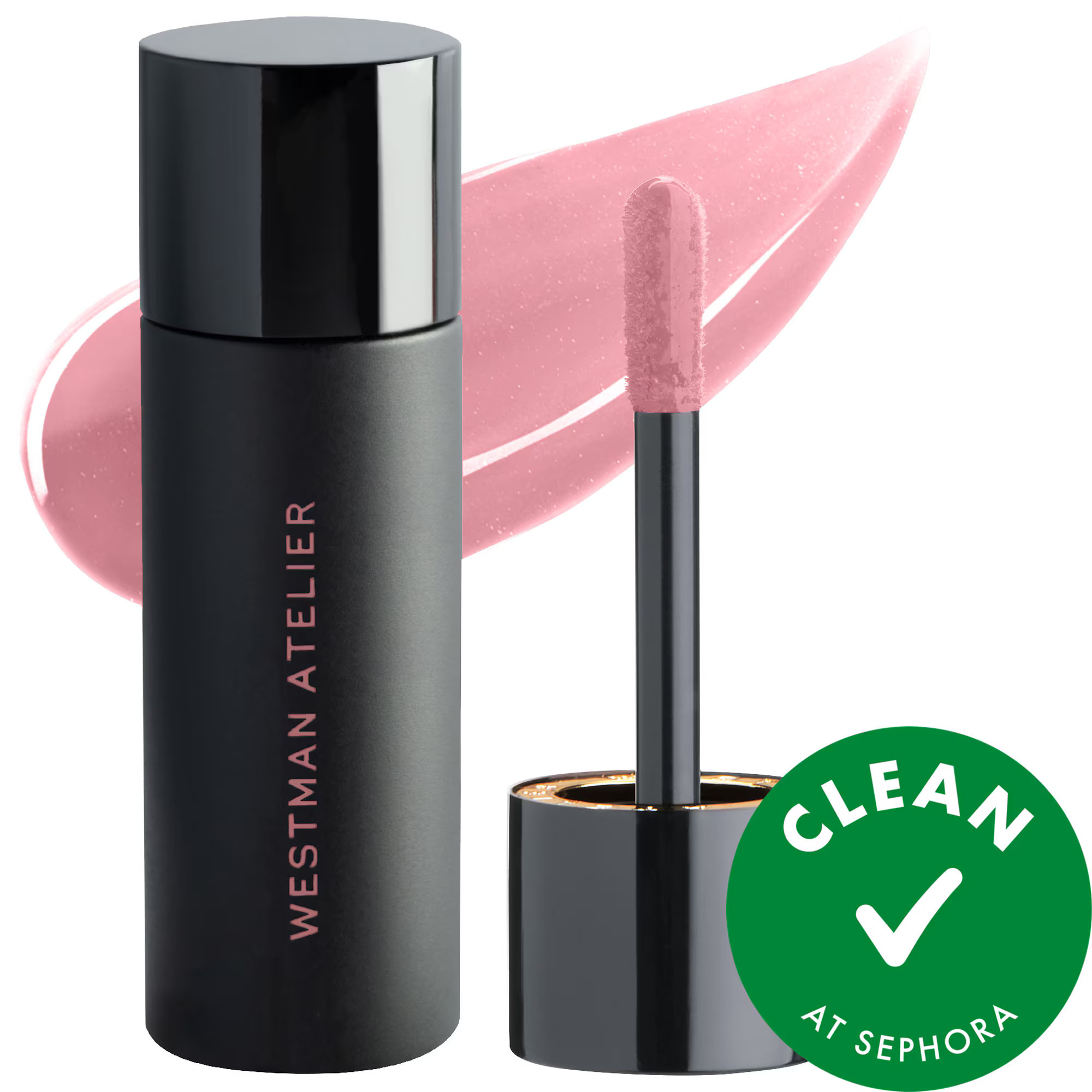 Westman Atelier Squeaky Clean Liquid Lip Hydrating Lip Balm Chou Chou 0.21 oz/ 6.5 mL | Sephora (US)