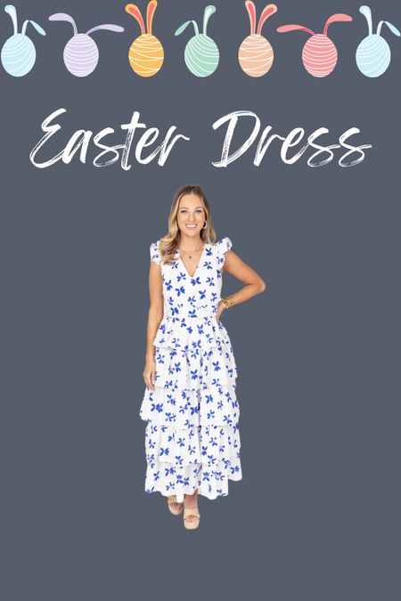 Easter 
Spring outfit 
Maternity dress 
Ruffle dress 
Maxi dress 
Easter dress 
Spring dress 

#LTKSeasonal #LTKstyletip