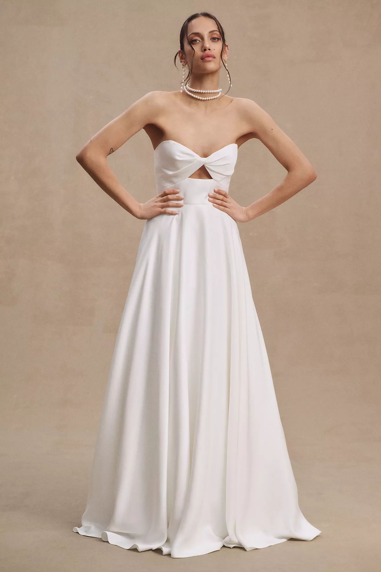 Jenny by Jenny Yoo Lindsey Strapless Sweetheart A-Line Wedding Gown | Anthropologie (US)