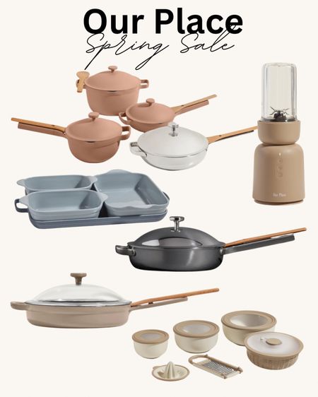 Our Place cookware Spring Sale is here!  They are offering up to 40% off sitewide! The Titanium Alway Pan Pro is not discounted but they are offering a gift with purchase.  Take advantage of these great prices.  I love cooking with these pans! This could also be a great Mother’s Day gift.  

#LTKsalealert #LTKhome