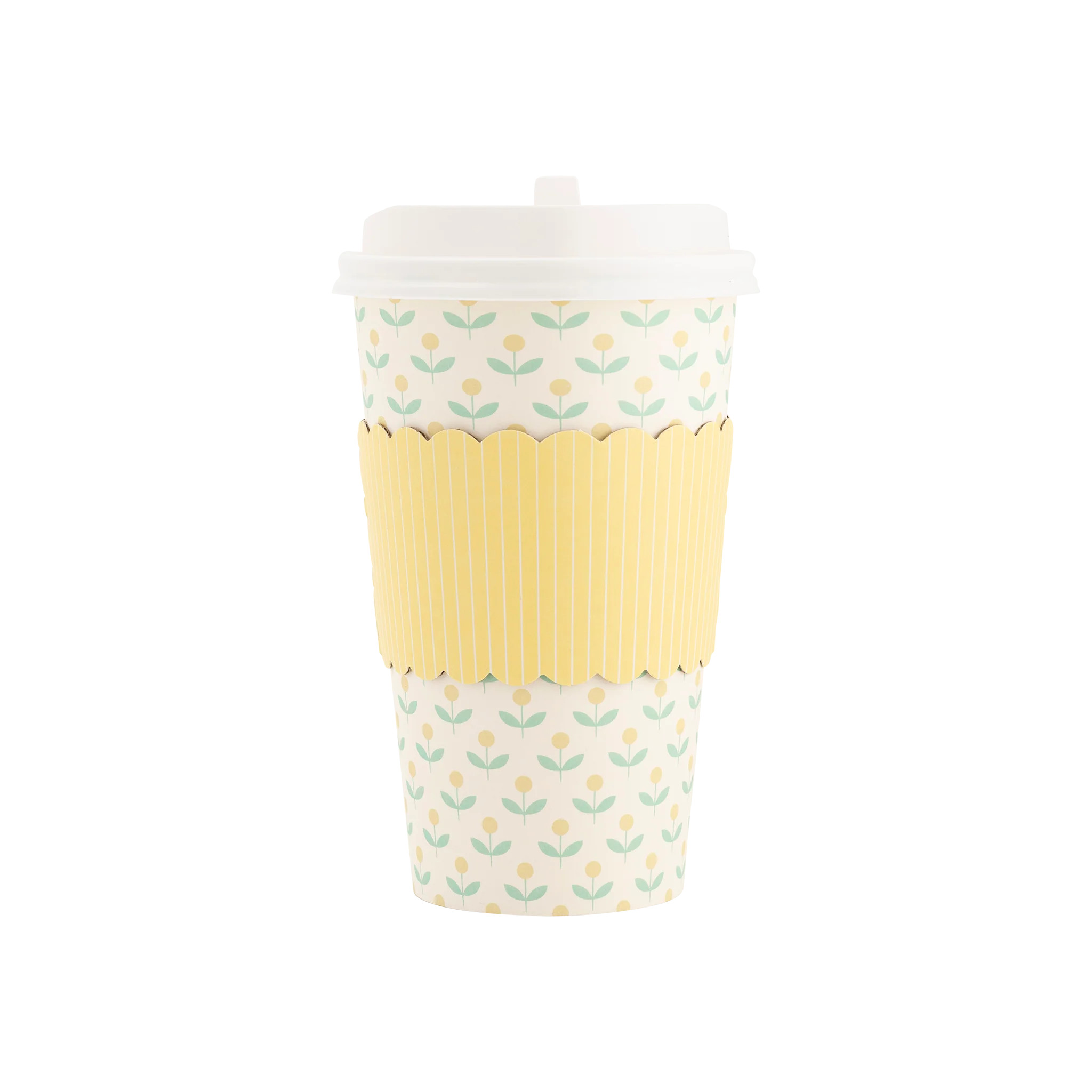 Yellow Flowers To-Go Cup | My Mind's Eye