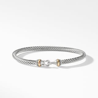 Cable Classic Buckle Bracelet with Gold | David Yurman