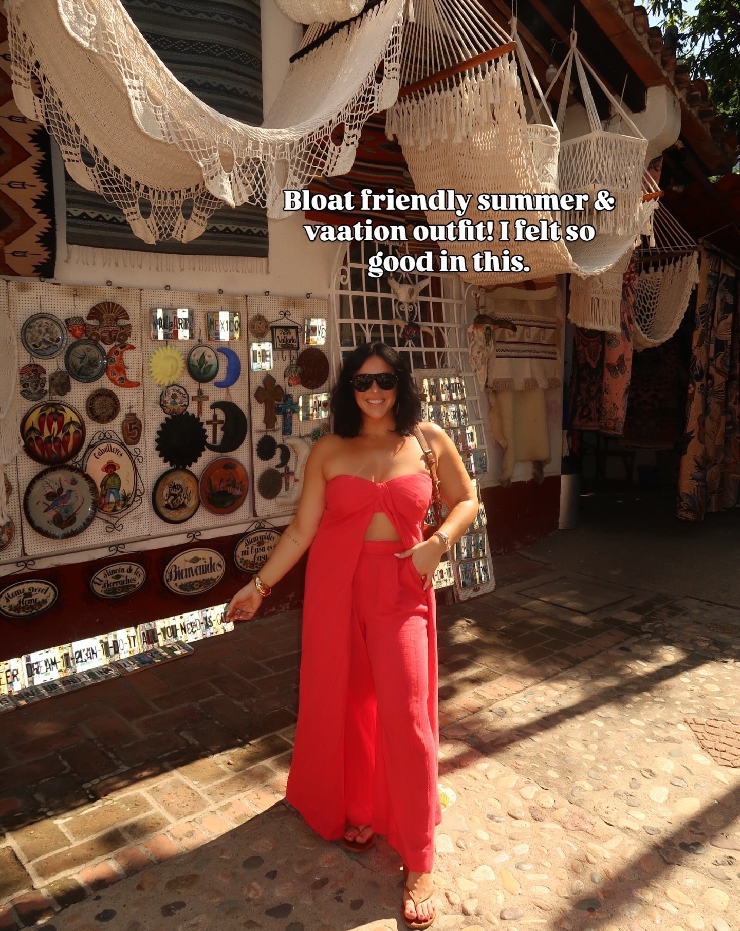 The cutest two piece set that is so cute on vacation or for spring/summer. It's so comfy and airy perfect for walking around town. I did a L but wish I did a M! 

#LTKootd #LTKgrwm #LTKTravel