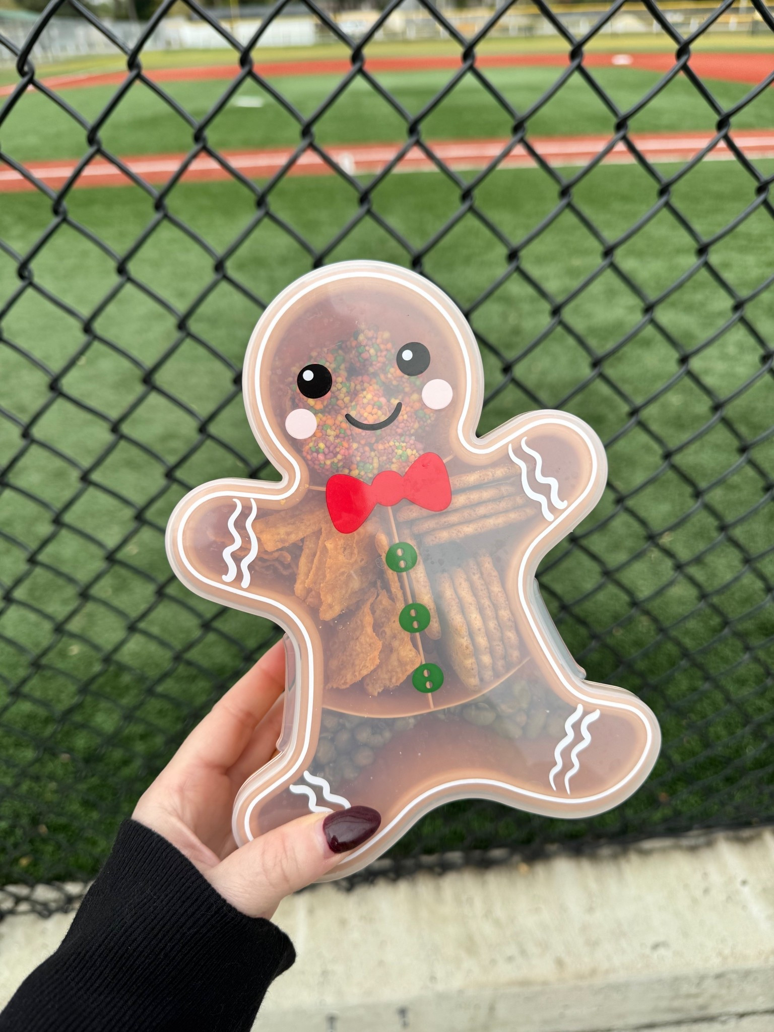 Gingerbread snack box softball mom, sports mom 

#LTKHoliday