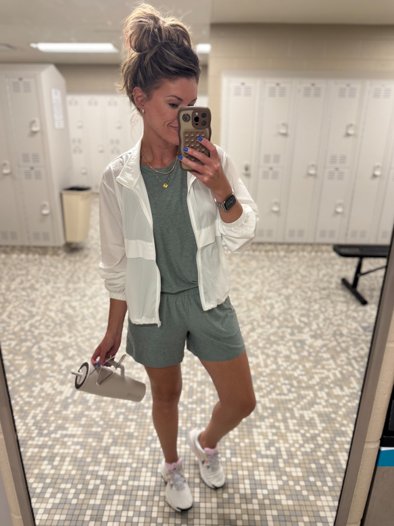 Walmart $7 separates I’ve been wearing on repeat. 
Tank/small
Shorts/ medium
Jacket/smalll

#LTKSeasonal #LTKActive #LTKStyleTip