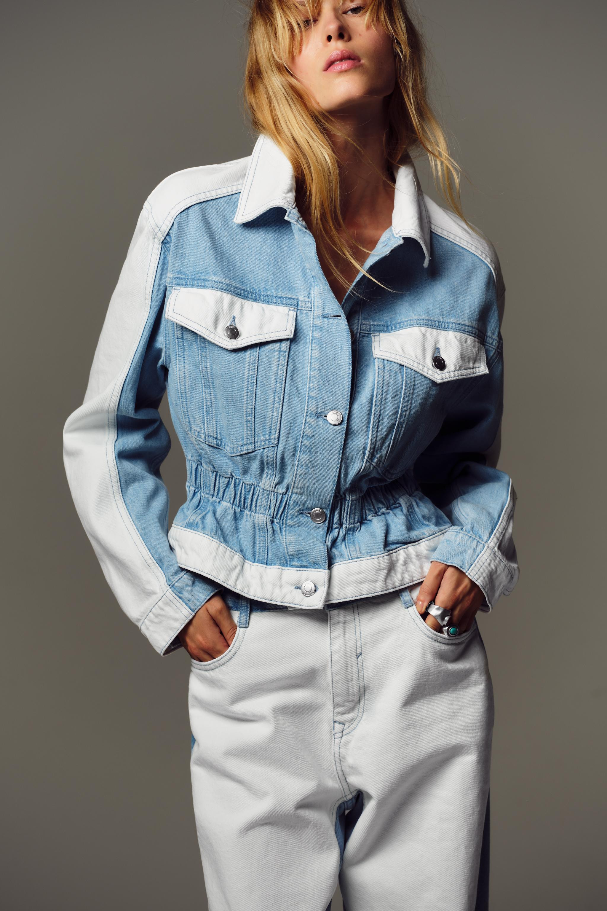 Z1975 COMBINED DENIM JACKET | Zara UK