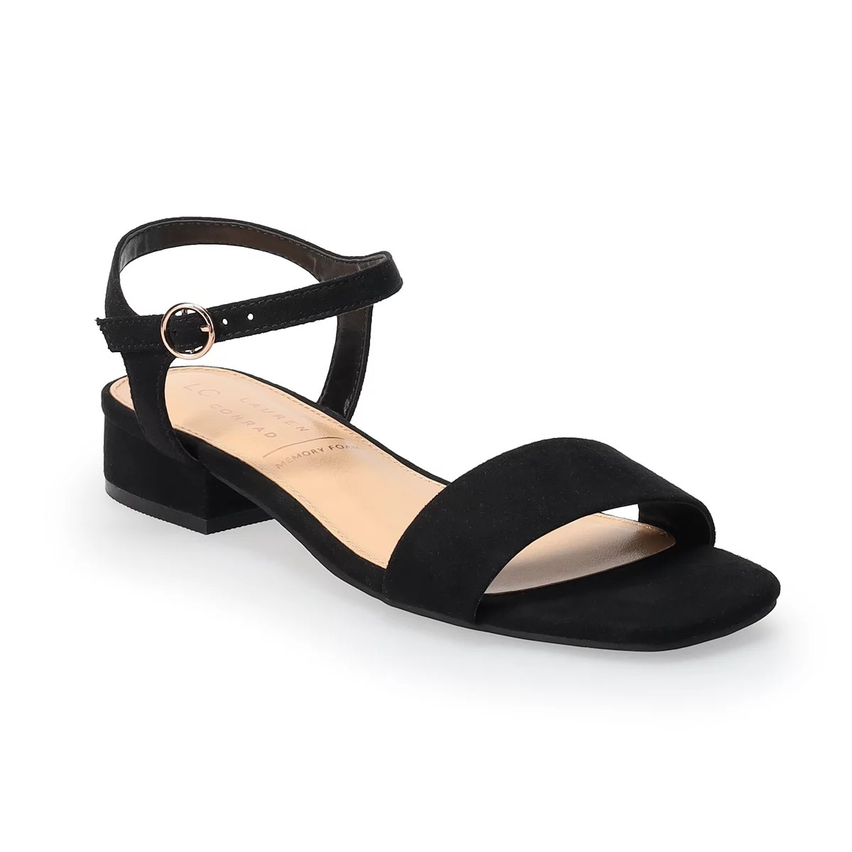 LC Lauren Conrad Obsidian Women's Block Heel Sandals | Kohl's