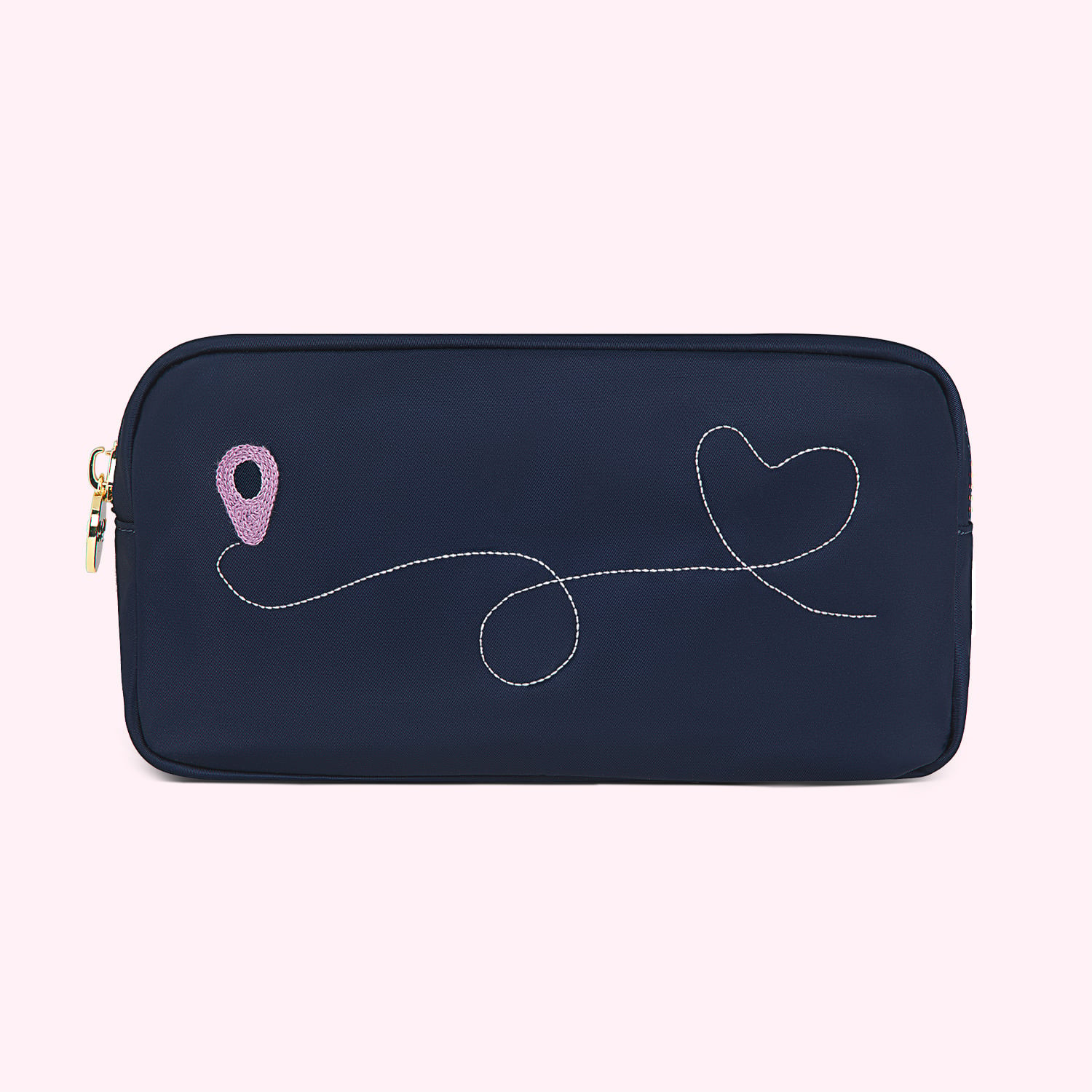 Hand Embroidered Destination Small Pouch | Stoney Clover Lane