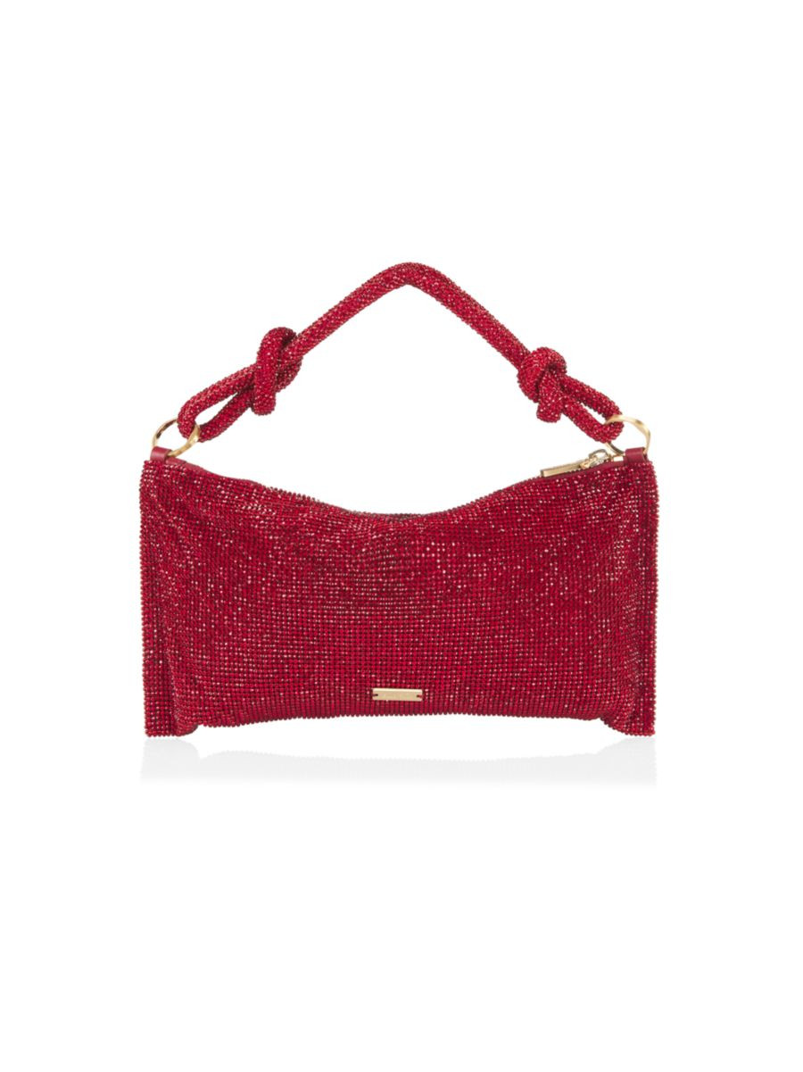 Nano Hera Rhinestone Mesh Shoulder Bag | Saks Fifth Avenue