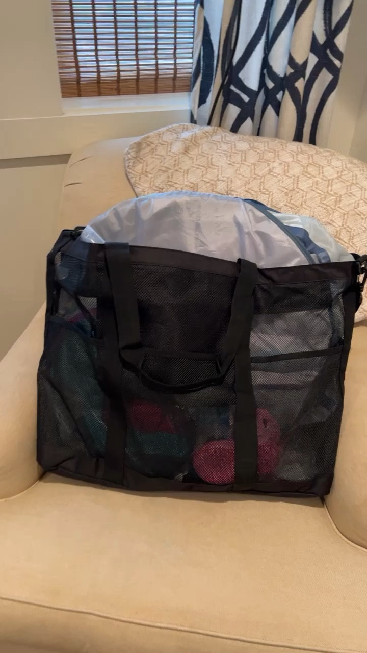 X-Large family mesh beach bag big enough for everyone’s stuff

#LTKtravel #LTKfamily
