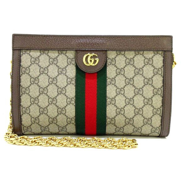 GUCCI Ophidia GG Small Shoulder Bag Shoulder Bag 503877 Brown PVCLeather Women | Poshmark