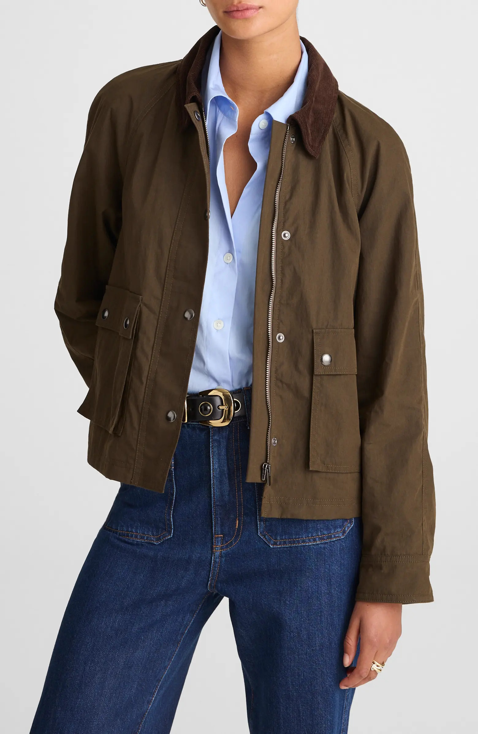 Waxed Zip Jacket | Nordstrom