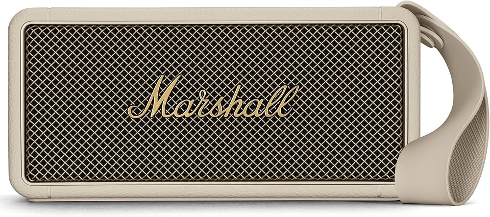 Marshall Middleton Portable Bluetooth Speaker, Cream | Amazon (US)