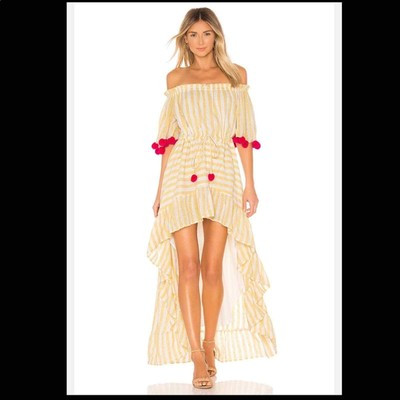 Revolve Alena Dress in Portofino Yellow & PinkSundress  | eBay | eBay US