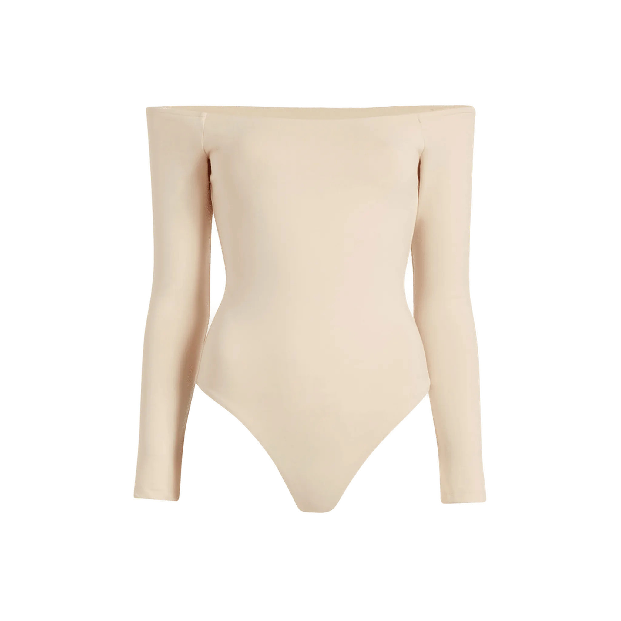 Women's Off The Shoulder Bodysuit | Bone - nuuds | nuuds