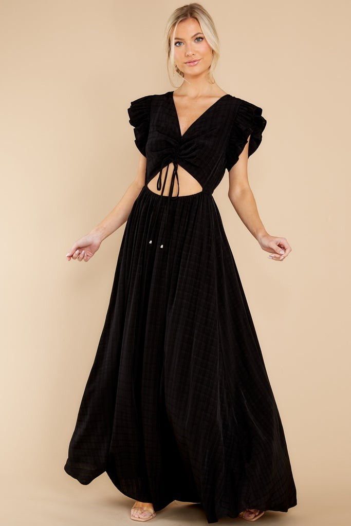 All That Matters Black Maxi Dress | Red Dress 