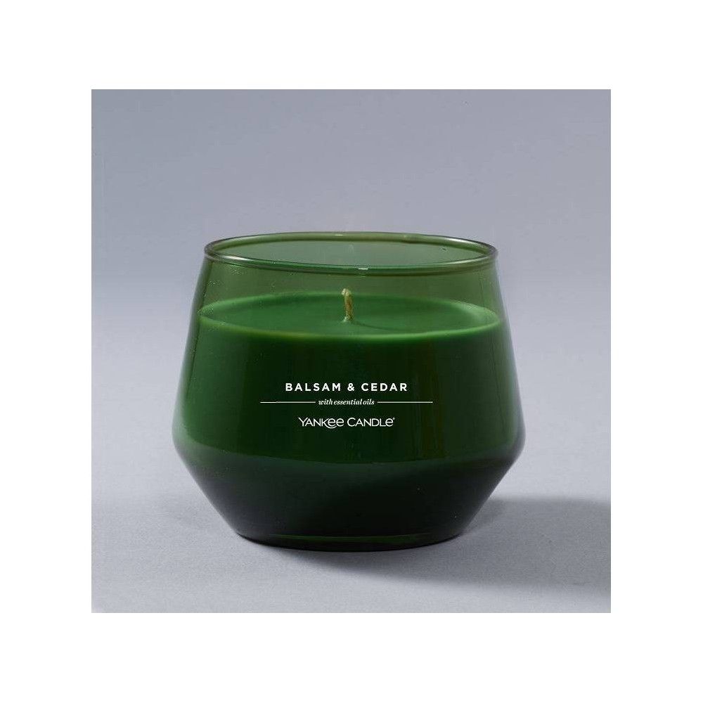 10oz Balsam & Cedar Studio Collection Glass Candle - Yankee Candle | Target