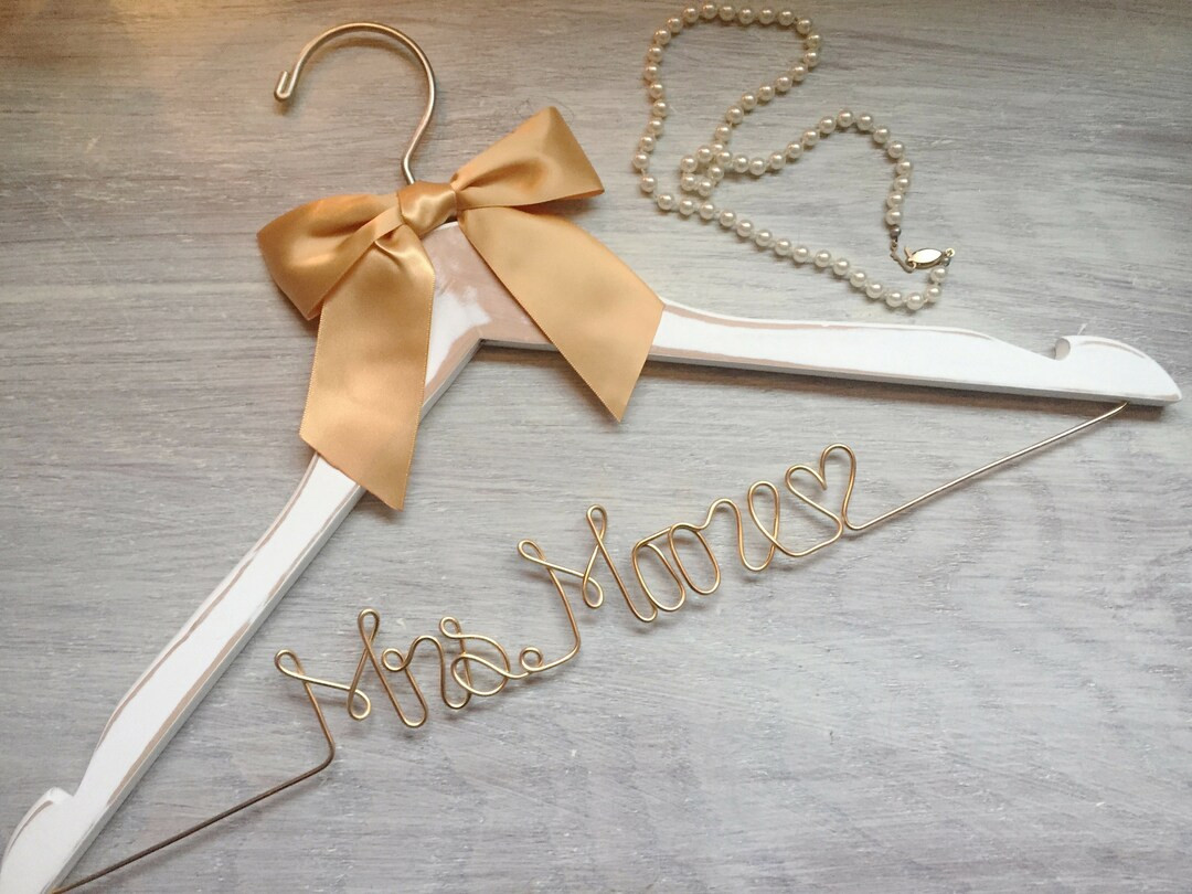 Personalized Hanger, Custom Bridal Hanger, Bridesmaid gift idea, Wedding name hanger, Custom made... | Etsy (US)