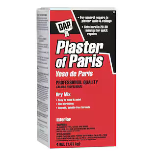 DAP Plaster of Paris 4 lbs. White Dry Mix 10318 - The Home Depot | The Home Depot